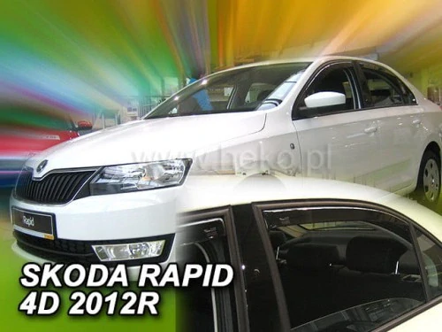 Ofuky oken Škoda Rapid 2012 -