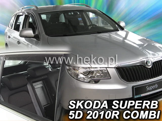 Ofuky oken Škoda Superb II. 2008-2015, 5 dveří, combi, + zadní