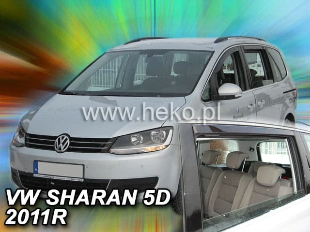 Ofuky oken VW Sharan 2010-2022, + zadní