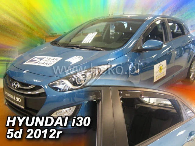 Ofuky oken Hyundai i30 2012-2017, htb, + zadní