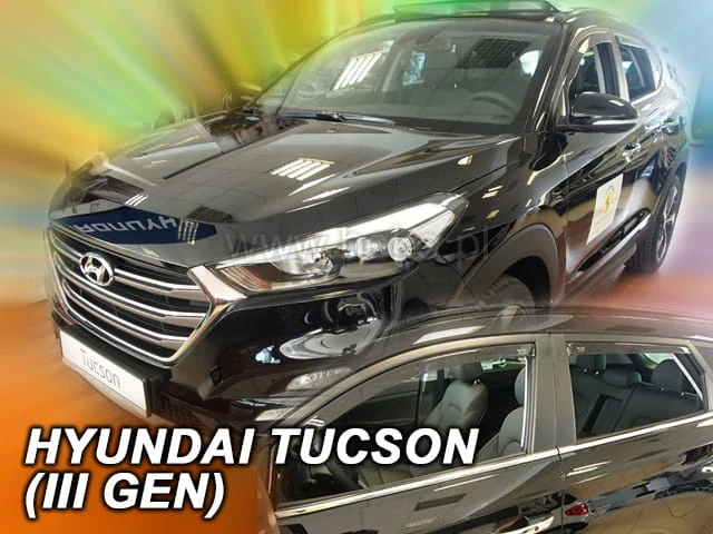 Ofuky oken Hyundai Tucson 2015-2020, + zadní