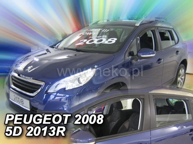 Ofuky oken Peugeot 2008 2013-2019-, + zadní