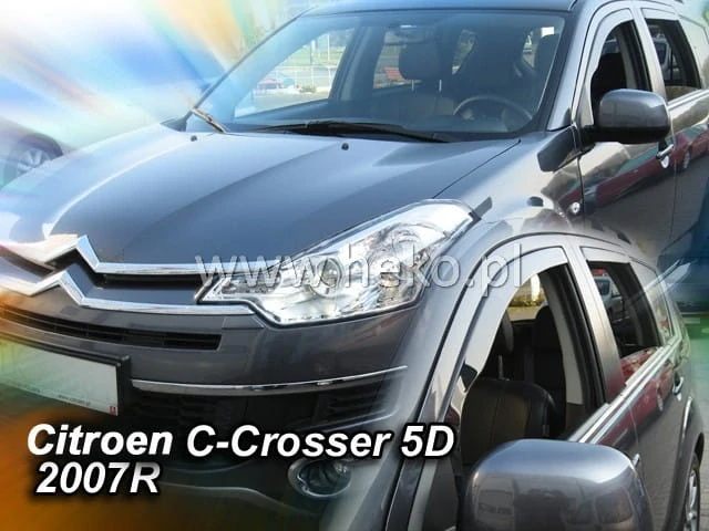 Ofuky oken Peugeot 4007 2007-2012, + zadní