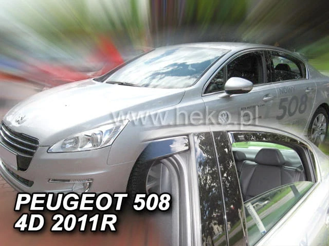 Ofuky oken Peugeot 508 2011-2018, sedan-, + zadní