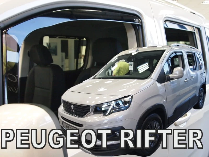 Ofuky oken Peugeot Rifter 2018-, + zadní