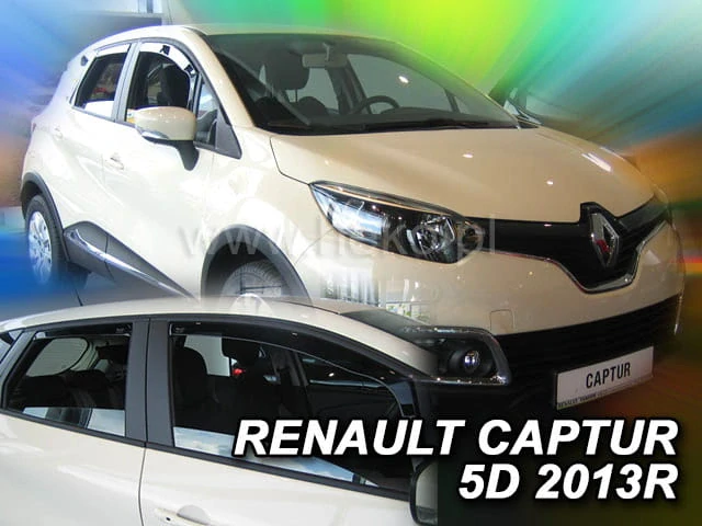Ofuky oken Renault Captur 2013-2020, 5 dveří, + zadní