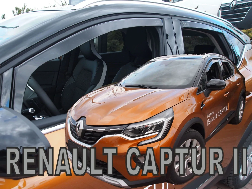 Ofuky oken Renault Captur 2019-, + zadní