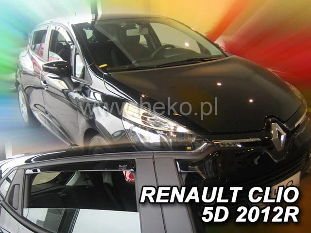 Ofuky oken Renault Clio 2012-2019, + zadní