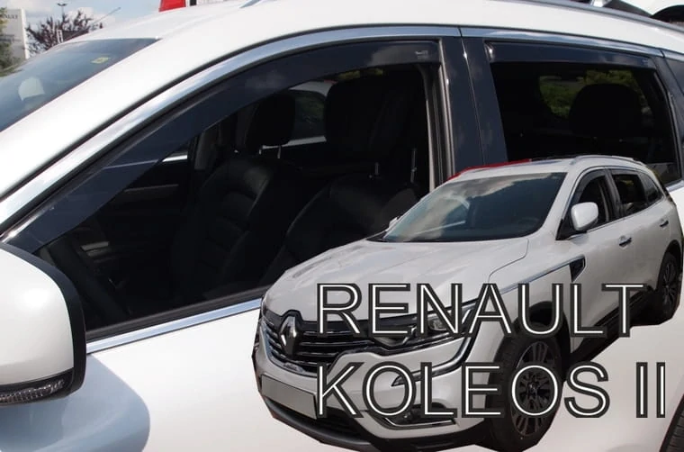 Ofuky oken Renault Koleos 2016-2023, + zadní