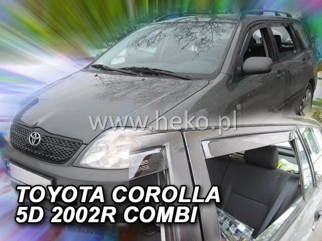 Ofuky oken Toyota Corolla 2002-2007, 5 dveří, combi, + zadní