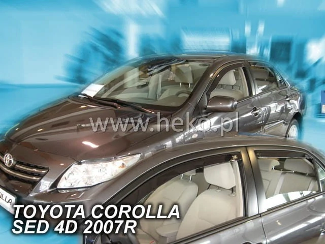 Ofuky oken Toyota Corolla 2007-2013, sedan, + zadní