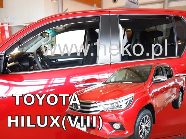 Ofuky oken Toyota Hilux 2015-, 4 dveře, + zadní