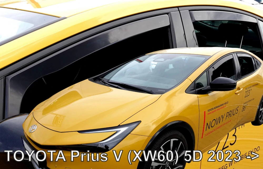 Ofuky oken Toyota Prius 2023-, + zadní