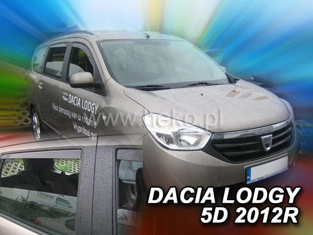 Ofuky oken Dacia Lodgy 2012-2021, + zadní