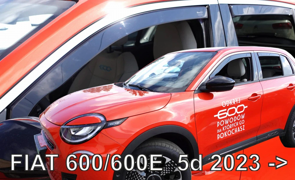 Ofuky oken Fiat 600 2023-, + zadní