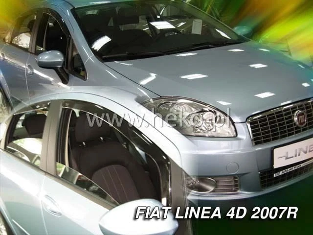 Ofuky oken Fiat Linea 2007-, + zadní