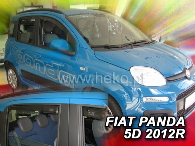 Ofuky oken Fiat Panda 2012-, + zadní