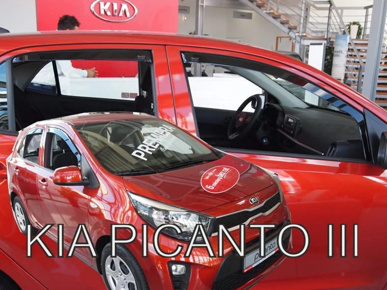 Ofuky oken Kia Picanto 2017-, + zadní