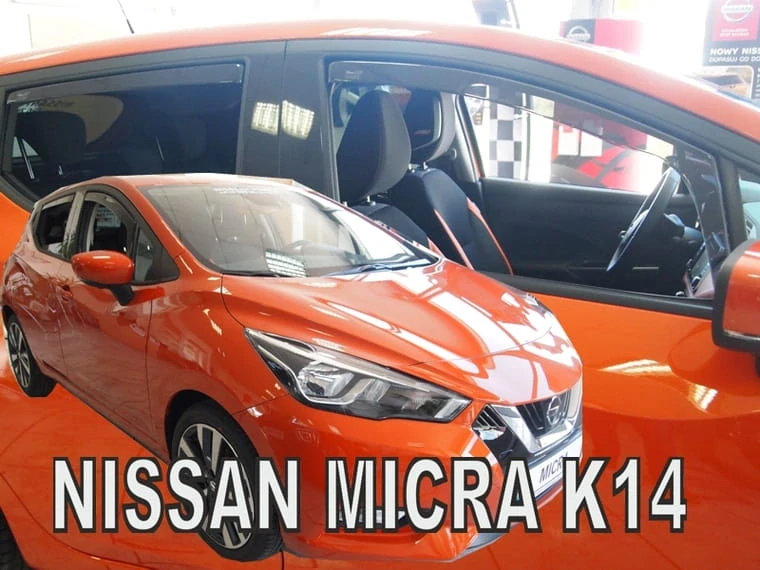 Ofuky oken Nissan Micra 2017-, 5 dveří, + zadní