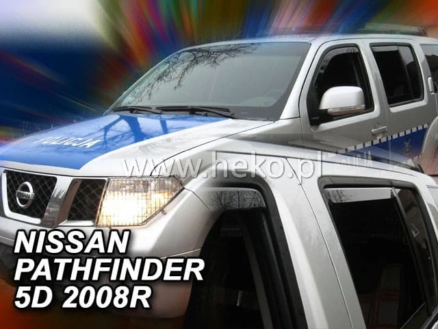 Ofuky oken Nissan Pathfinder 2005-2012, + zadní