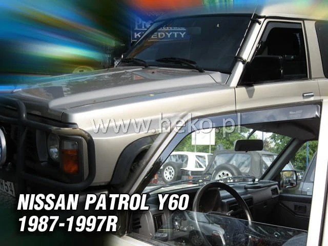 Ofuky oken Nissan Patrol 1987-1997, přední + zadní