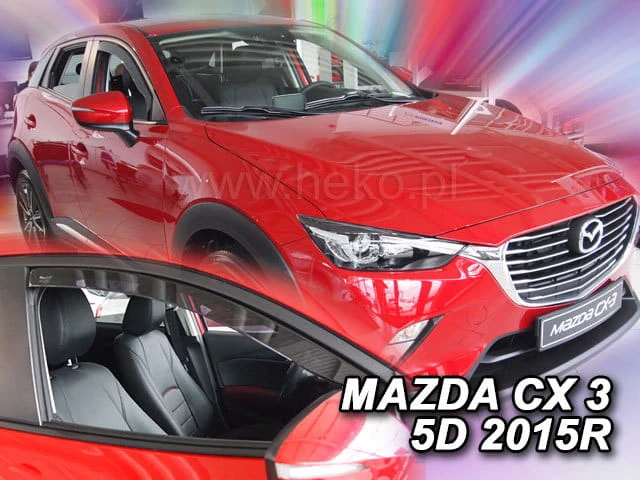Ofuky oken Mazda CX-3 2014-2021, + zadní