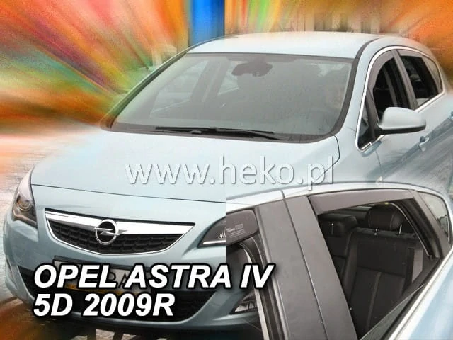Ofuky oken Opel Astra J 2009-2020, + zadní