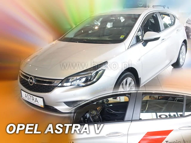 Ofuky oken Opel Astra K 2015-2022, htb, + zadní