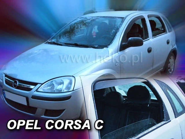 Ofuky oken Opel Corsa C 2000-2006, 5 dveří, + zadní