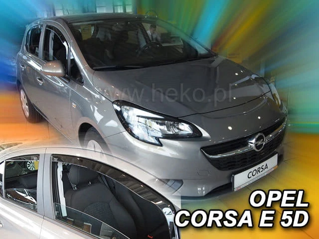 Ofuky oken Opel Corsa E 2006-2019, + zadní