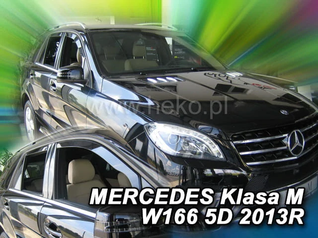 Ofuky oken Mercedes M-Class 2011-2015, W166, + zadní