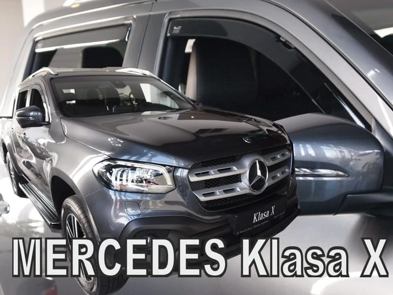 Ofuky oken Mercedes X-Class 2016-2020, W470, + zadní