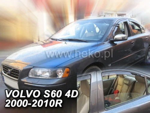 Ofuky oken Volvo S60 2000-2010, + zadní