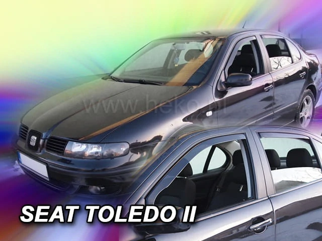 Ofuky oken Seat Leon 1999-2006, + zadní