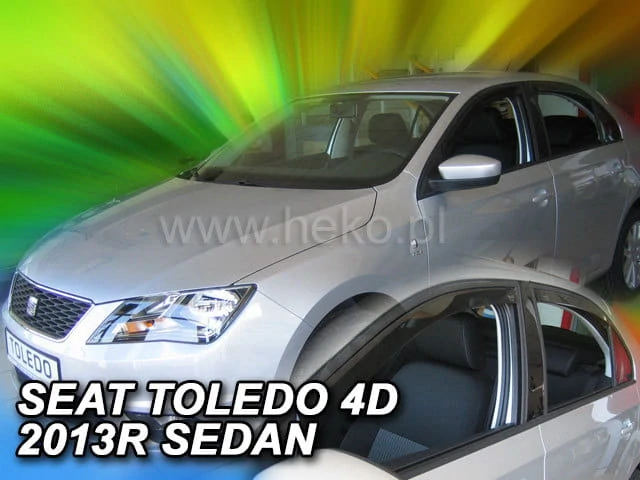 Ofuky oken Seat Toledo 2013-2018, + zadní