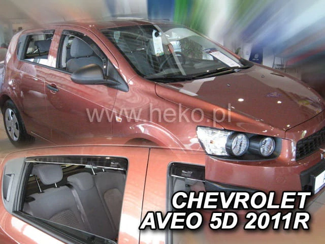 Ofuky oken Chevrolet Aveo 2011-2020, + zadní