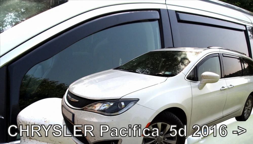 Ofuky oken Chrysler Pacifica 2016-, + zadní