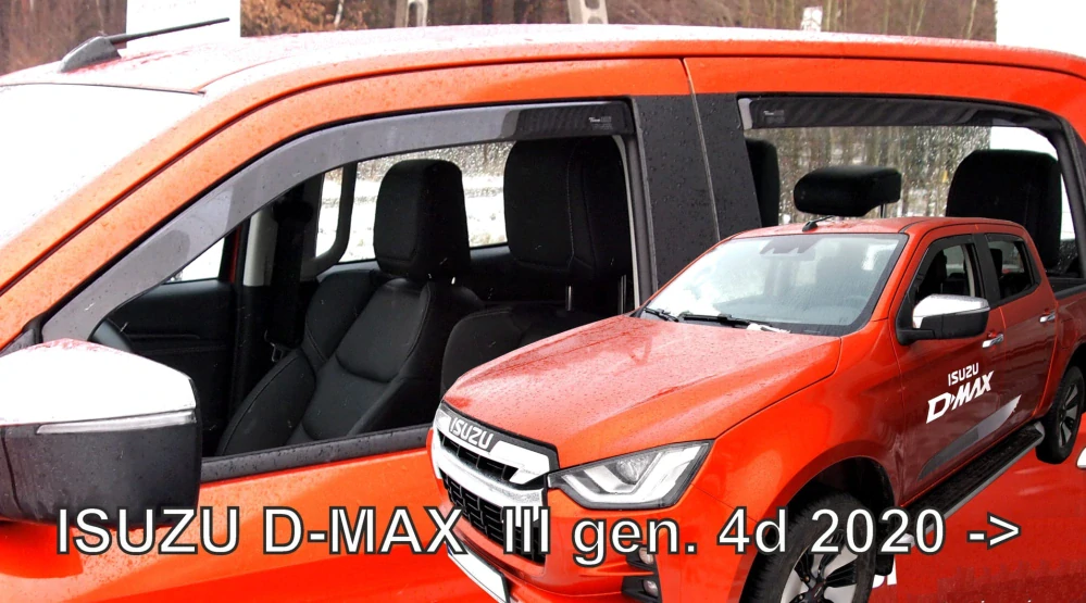 Ofuky oken Isuzu D-Max 2020-, + zadní