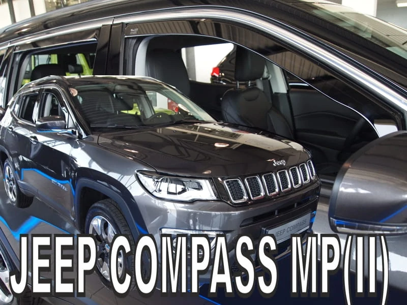 Ofuky oken Jeep Compass 2017-, + zadní