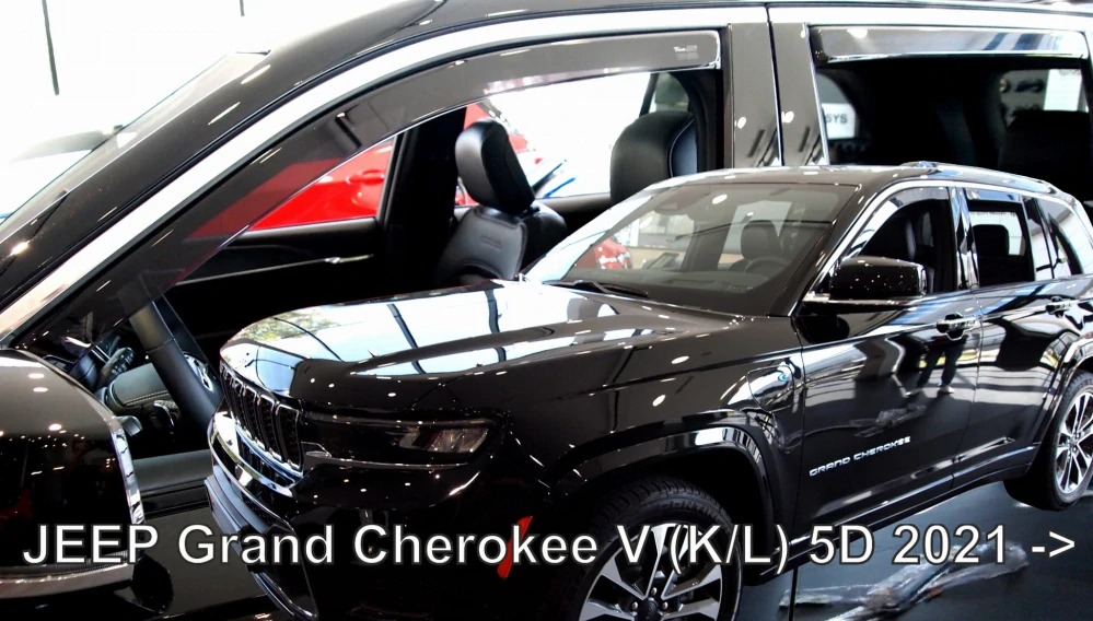 Ofuky oken Jeep Grand Cherokee 2021-, krátká verze, + zadní