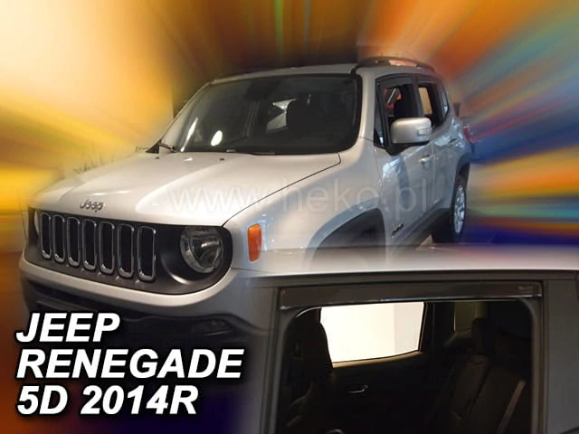 Ofuky oken Jeep Renegade 2014-, + zadní