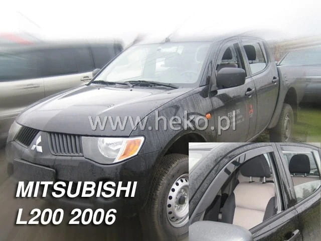 Ofuky oken Mitsubishi L200 2006-2016, 2 i 4 dveře, Single Cab i Double Cab