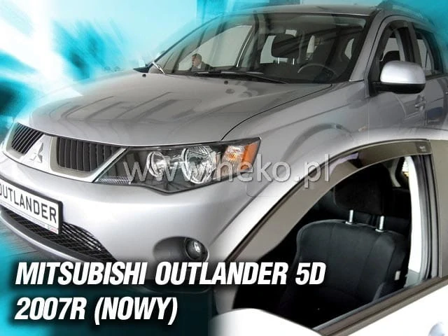 Ofuky oken Mitsubishi Outlander 2006-2013, + zadní