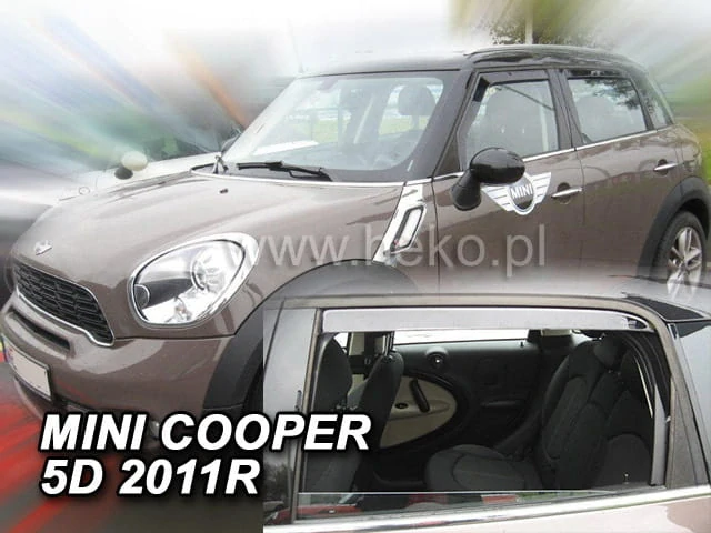 Ofuky oken Mini Cooper 2011-2014, + zadní