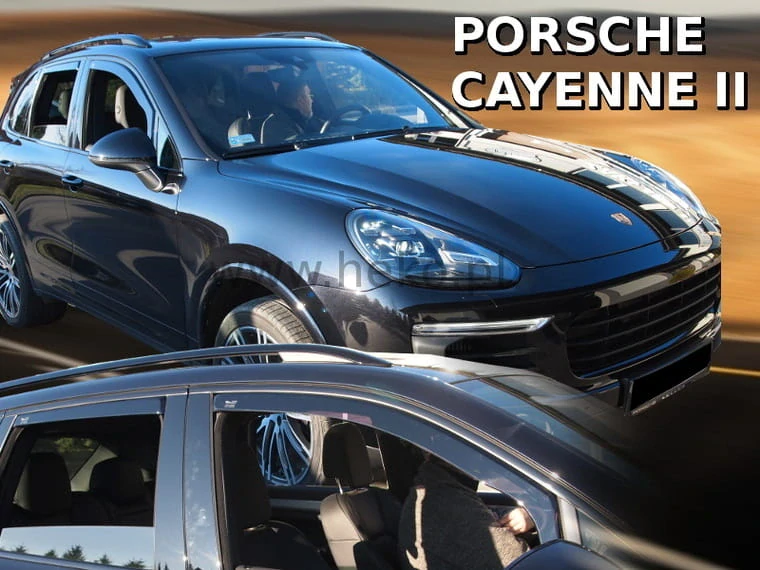 Ofuky oken Porsche Cayenne 2010-2017, 5 dveří, + zadní