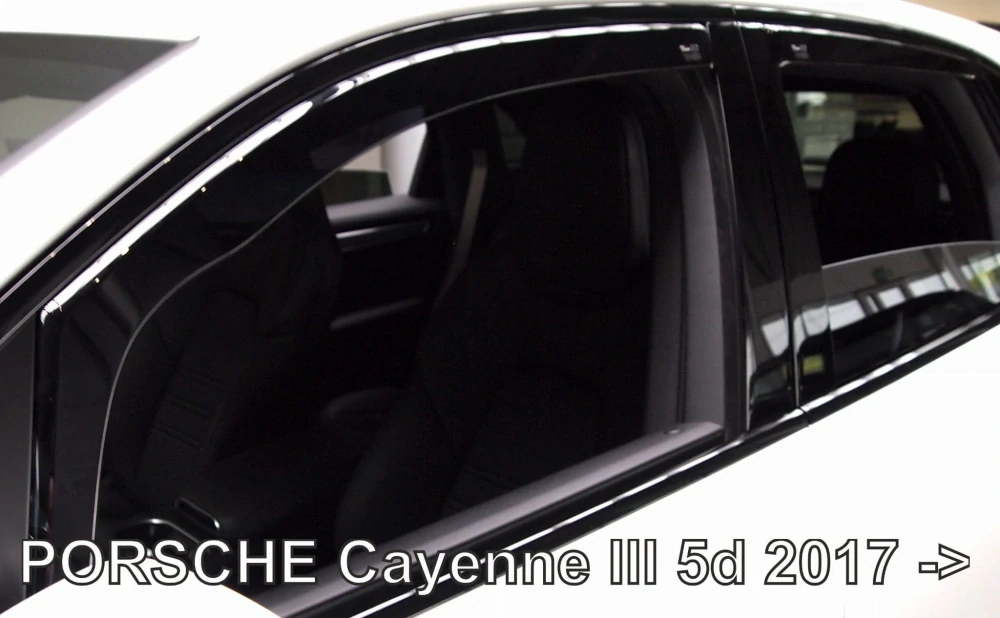 Ofuky oken Porsche Cayenne 2017-, + zadní