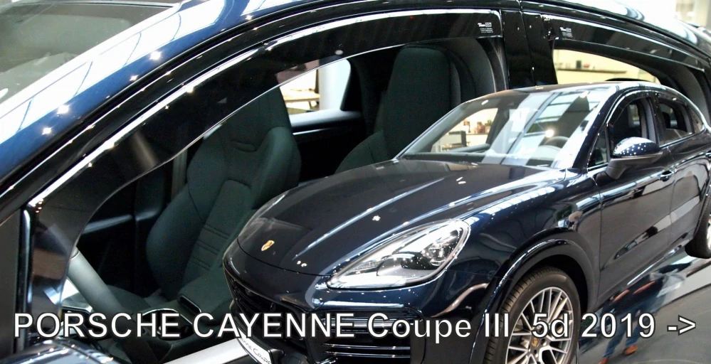 Ofuky oken Porsche Cayenne 2019-, + zadní