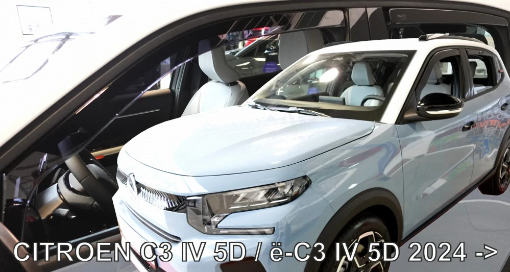 Ofuky oken Citroen C3 2024-, 5 dveří, + zadní