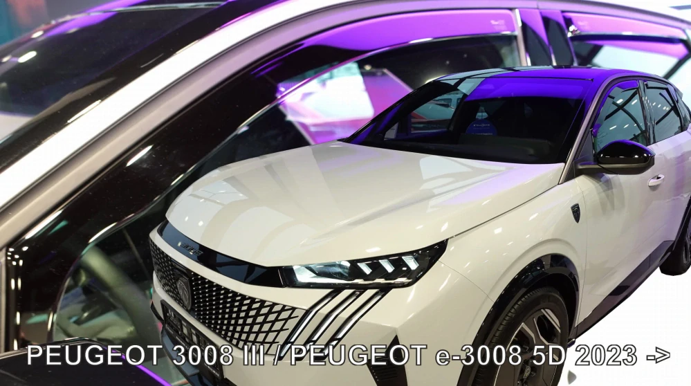 Ofuky oken Peugeot 3008 2023-, 5 dveří, + zadní