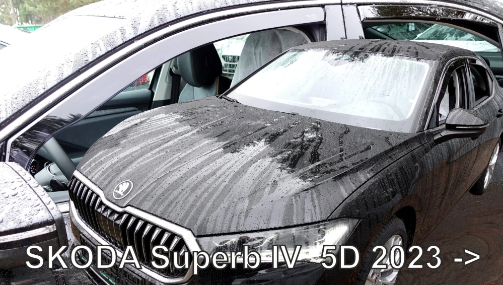 Ofuky oken Škoda Superb IV 2024-, 5 dveří, ltb, + zadní